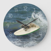 Pekingese Clock