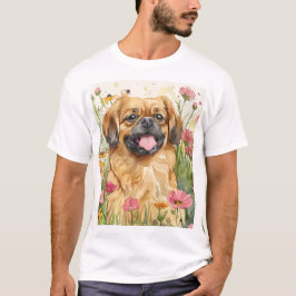 Pekingese Dad Shirt – Watercolor