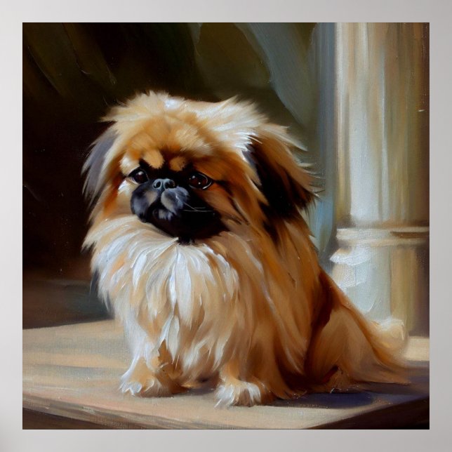 Pekingese Dog Poster (Vorne)