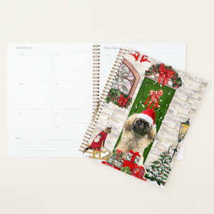Pekingese Dog Weihnachtsgeschenk Tasche Planer