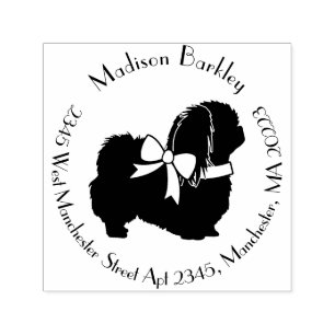 Pekingese Doppy Puppy Permastempel
