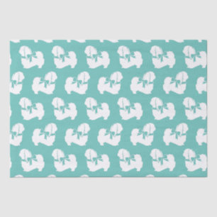 Pekingese Doppy Puppy Seidenpapier