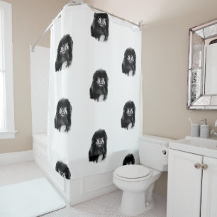Pekingese Douche rideau "Mork"