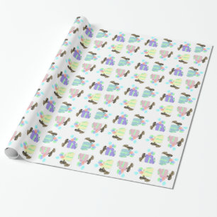 Pekingese-Feierballons Geschenkpapier
