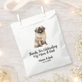 Pekingese Full Colour Pet Wedding Geschenktütchen