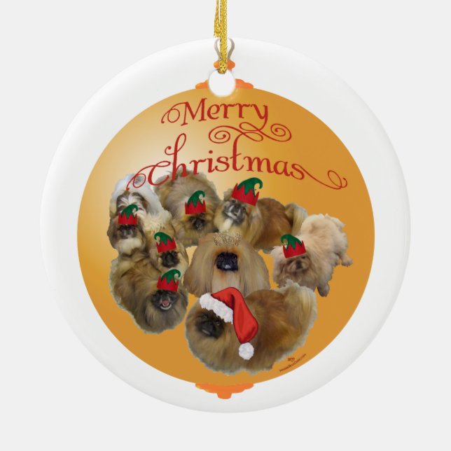 Pekingese Group Ornament (Hinten)
