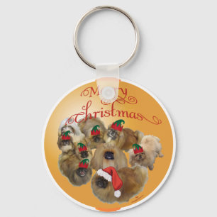 Pekingese Group Ornament Schlüsselanhänger