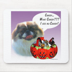 Pekingese Halloween Candy Mousepad