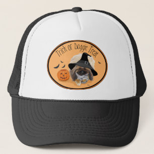 Pekingese Halloween Truckerkappe