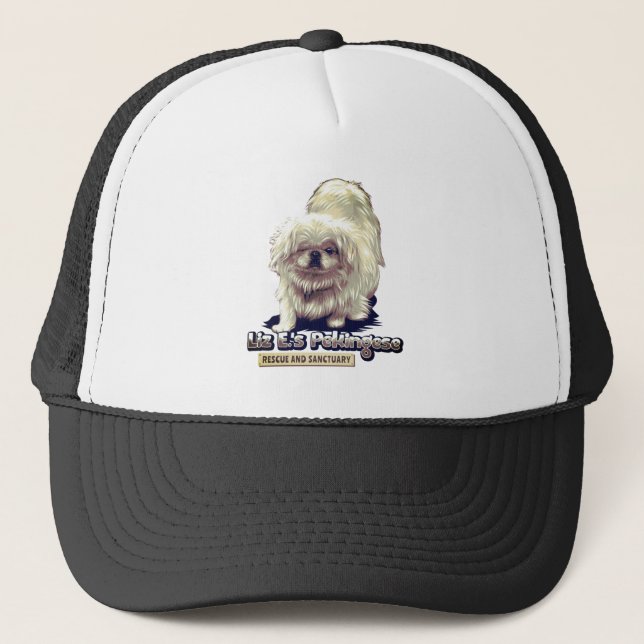 Pekingese Hat - Baseball/LKW Style feat. Pete Truckerkappe (Vorderseite)