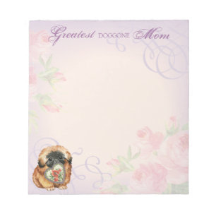 Pekingese Heart Mom Notizblock