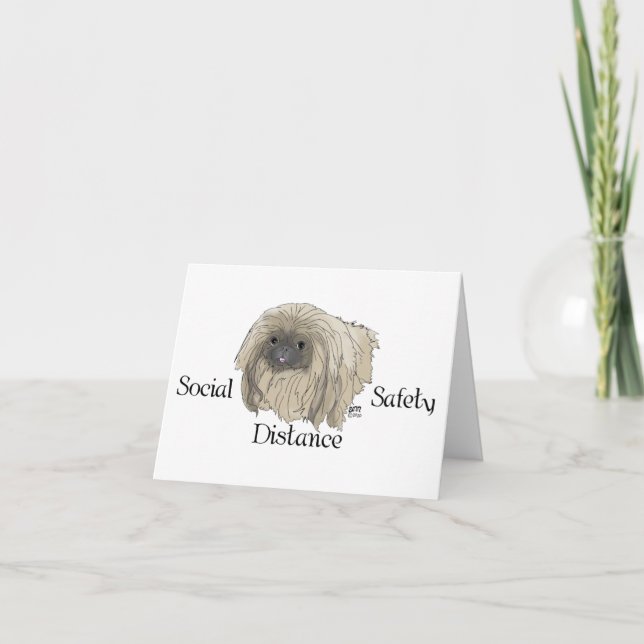 Pekingese-Hund Notizen (Vorderseite)