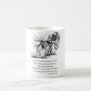 Pekingese-Hund Regenbogenbrücke Kaffeetasse