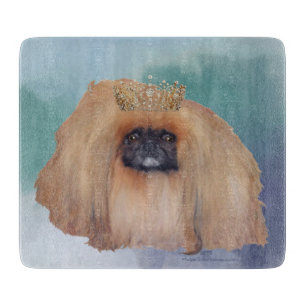 Pekingese Ice Princess Schneidebrett