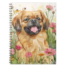 Pekingese Journal – Watercolor Cover