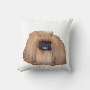 Pekingese Königin (nach Wunsch anpassen!) Kissen
