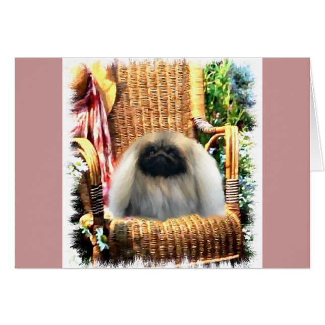 Pekingese Kunstgeschenke (Vorderseite (Horizontal))