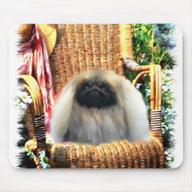 Pekingese Kunstgeschenke Mousepad (Vorne)