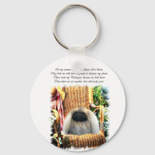 Pekingese Kunstgeschenke Schlüsselanhänger