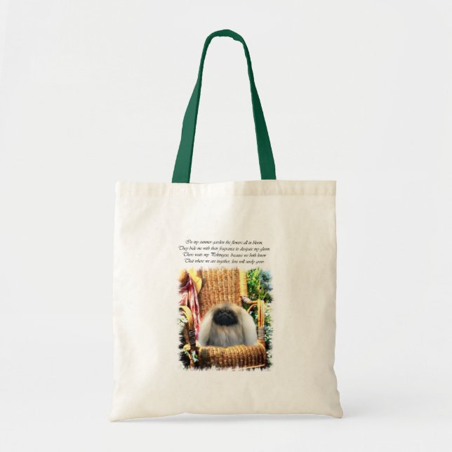 Pekingese Kunstgeschenke Tragetasche (Vorne)
