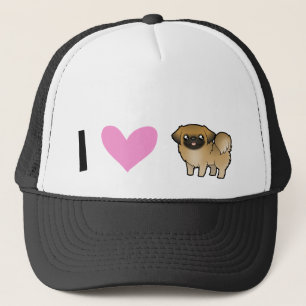 Pekingese Liebe (Welpe geschnitten) Truckerkappe