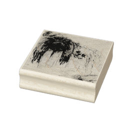 Pekingese Lovers Gummistempel