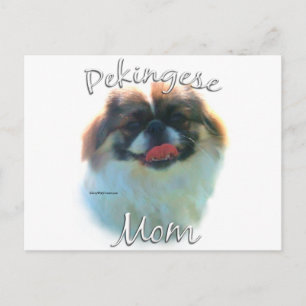 Pekingese Mama 2 Postkarte