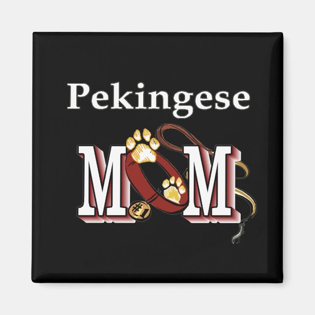 Pekingese MAMA Geschenke Magnet (Vorne)