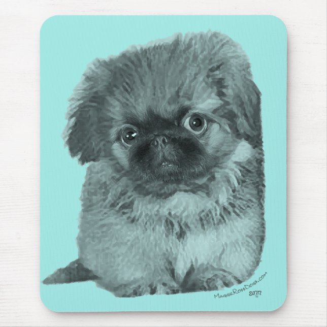Pekingese Puppy Mousepad (Vorne)