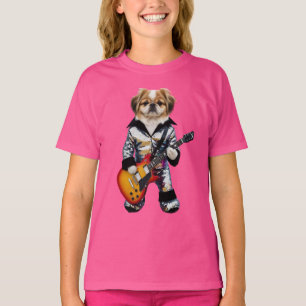 Pekingese Rockstar-Kind-T-Shirt T-Shirt