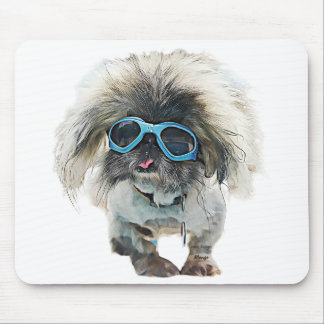 Pekingese Rockstar Mongo Mousepad