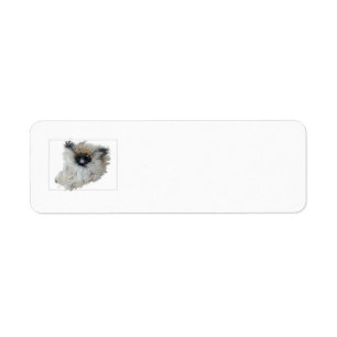 Pekingese-Rücksendeetiketten