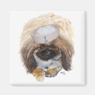 Pekingese Sailers Magnet