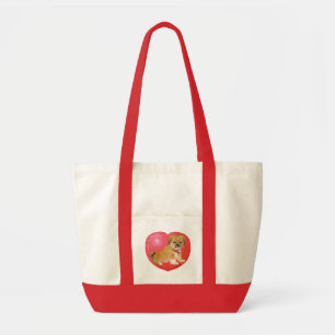 Pekingese / Shih Tzu Mix Valentine's Day Tragetasche