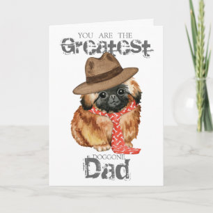 Pekingese Vater Card Karte