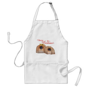 Pekingese Weihnachten Schürze