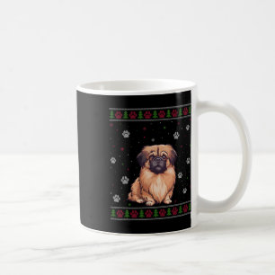 Pekingese Weihnachts-Sweater Xmas Haustier Tier Hu Kaffeetasse