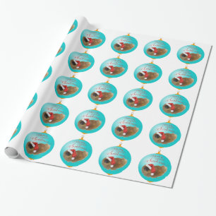 Pekingese Weihnachtsdekoration Geschenkpapier