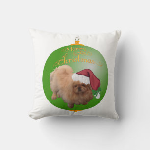 Pekingese Weihnachtsmann-Ornament Kissen