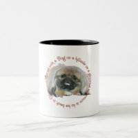 Pekingese Weisheit - Mit einem Hund auf der Hillsi