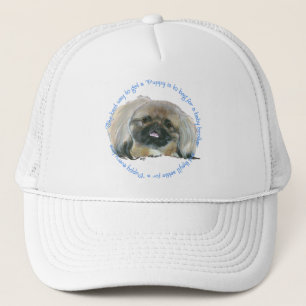 Pekingese Weisheit - Wie man einen Welpen bekommt Truckerkappe