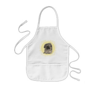 Pekingese-Welpe Gelb Kinderschürze