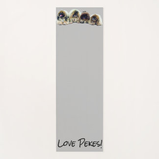 Pekingese Yoga Mat- Pekes und Peke-Ends! Yogamatte