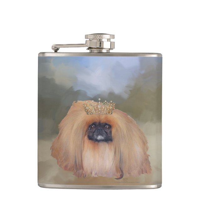 Pekingeser Königlich Flachmann (Vorderseite)