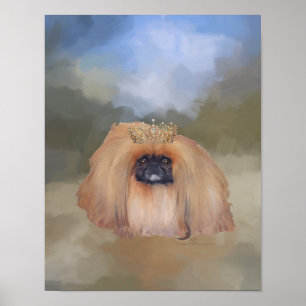 Pekingeser Königlich Poster