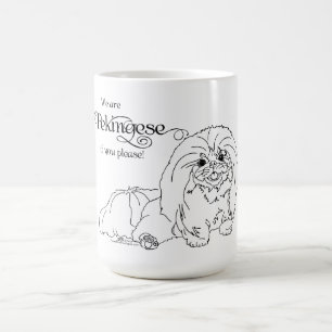 Pekingeser Witz und Weisheit Kaffeetasse
