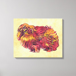 Pekingischer Hund Leinwanddruck