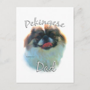 Pekingischer Vater 2 Postkarte