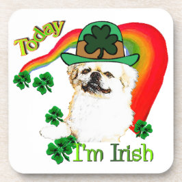Pekingnese St Patricks Getränkeuntersetzer