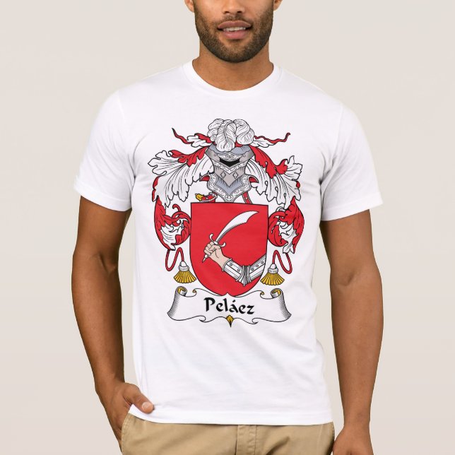 Pelaez Familienwappen T-Shirt (Vorderseite)